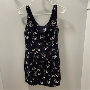 Vintage Floral Mini Dress